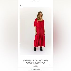 Shop Zoco Daymaker Red Dress